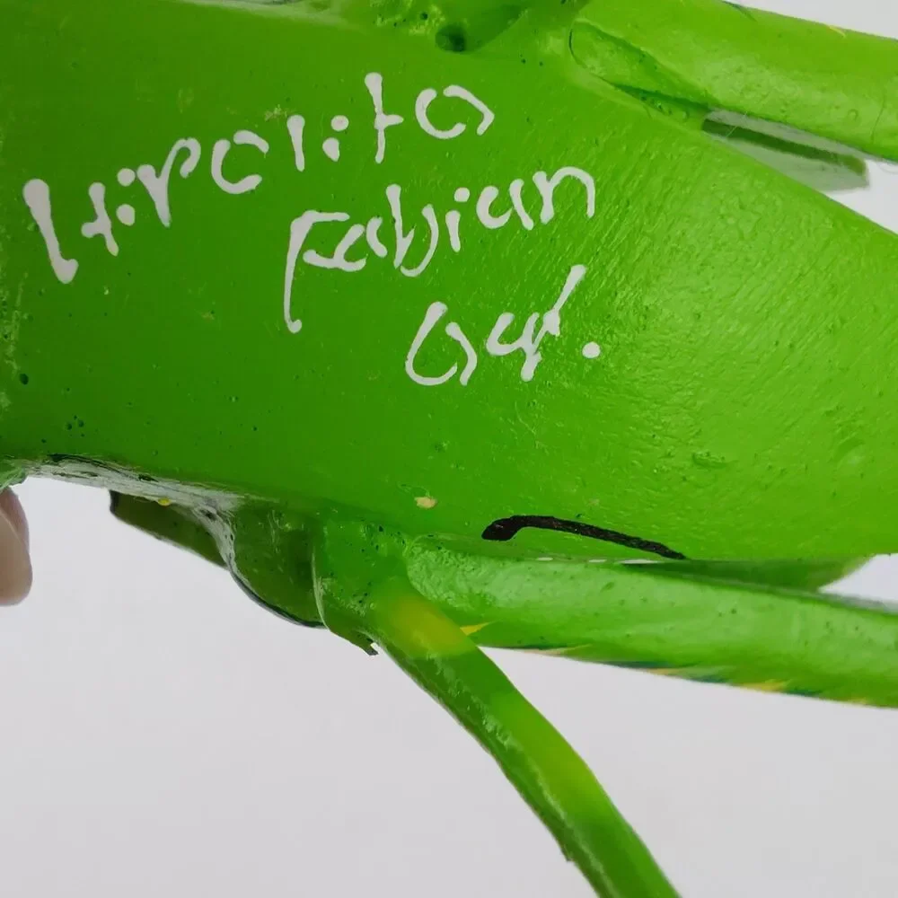 Vintage Handpainted  Alebrije  Cricket  Artist Signed Good Luck